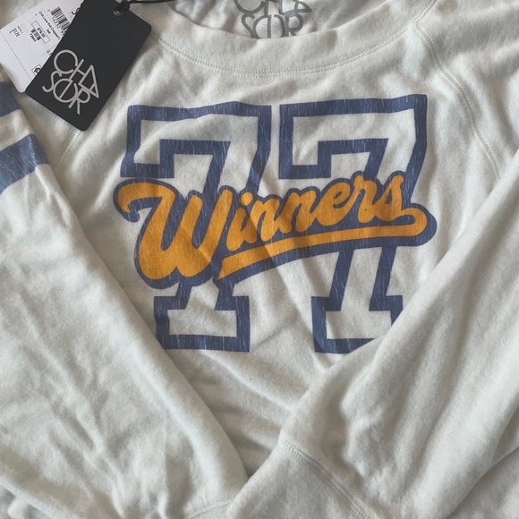 NWT Chaser Cropped lightweight sweatshirt - Picture 4 of 7